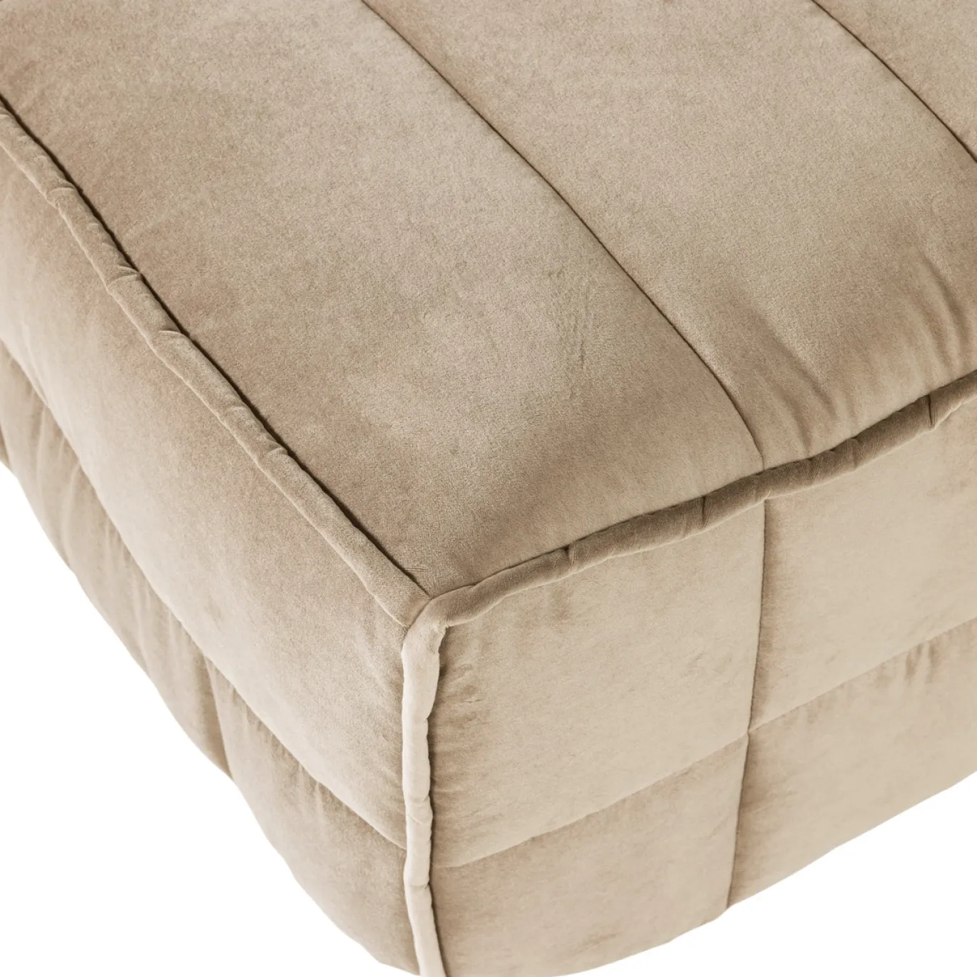Vtwonen Hocker Cluster Velvet Zacht Beige