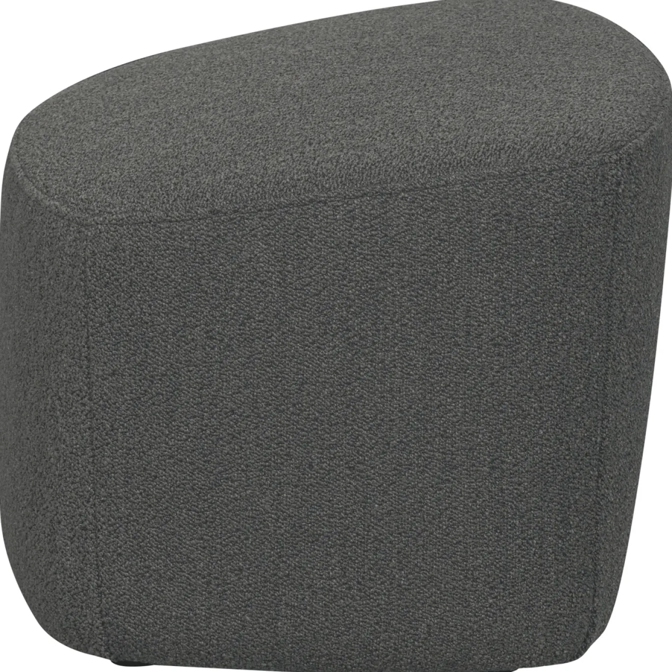 Vtwonen Hocker Lofty Boucle Staalgrijs