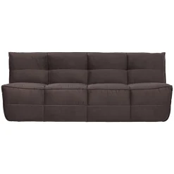 Vtwonen 3-zits Bank Cluster Velvet Chocolade Bruin