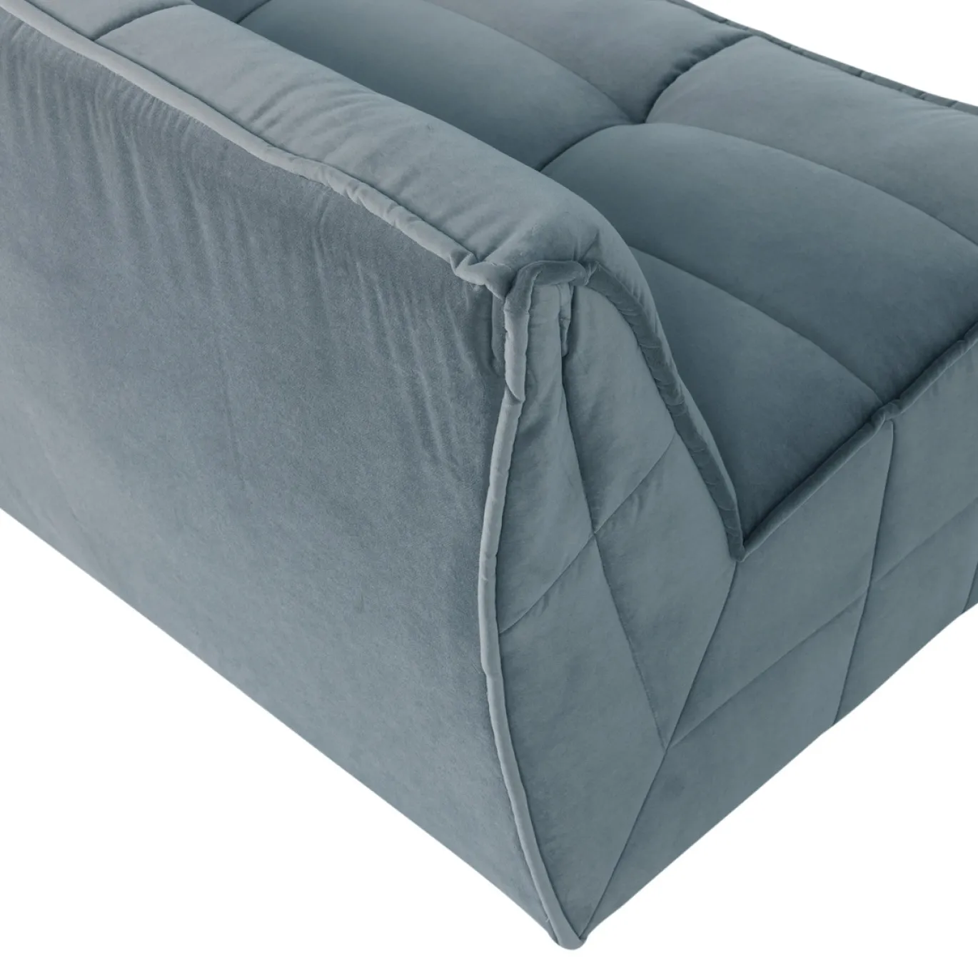 Vtwonen 3-zits Bank Cluster Velvet Turquoise Blauw