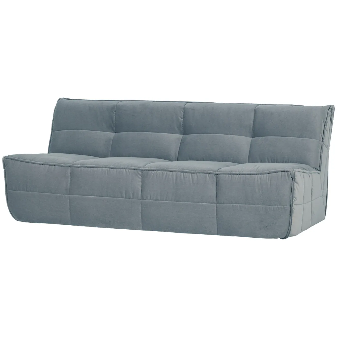Vtwonen 3-zits Bank Cluster Velvet Turquoise Blauw