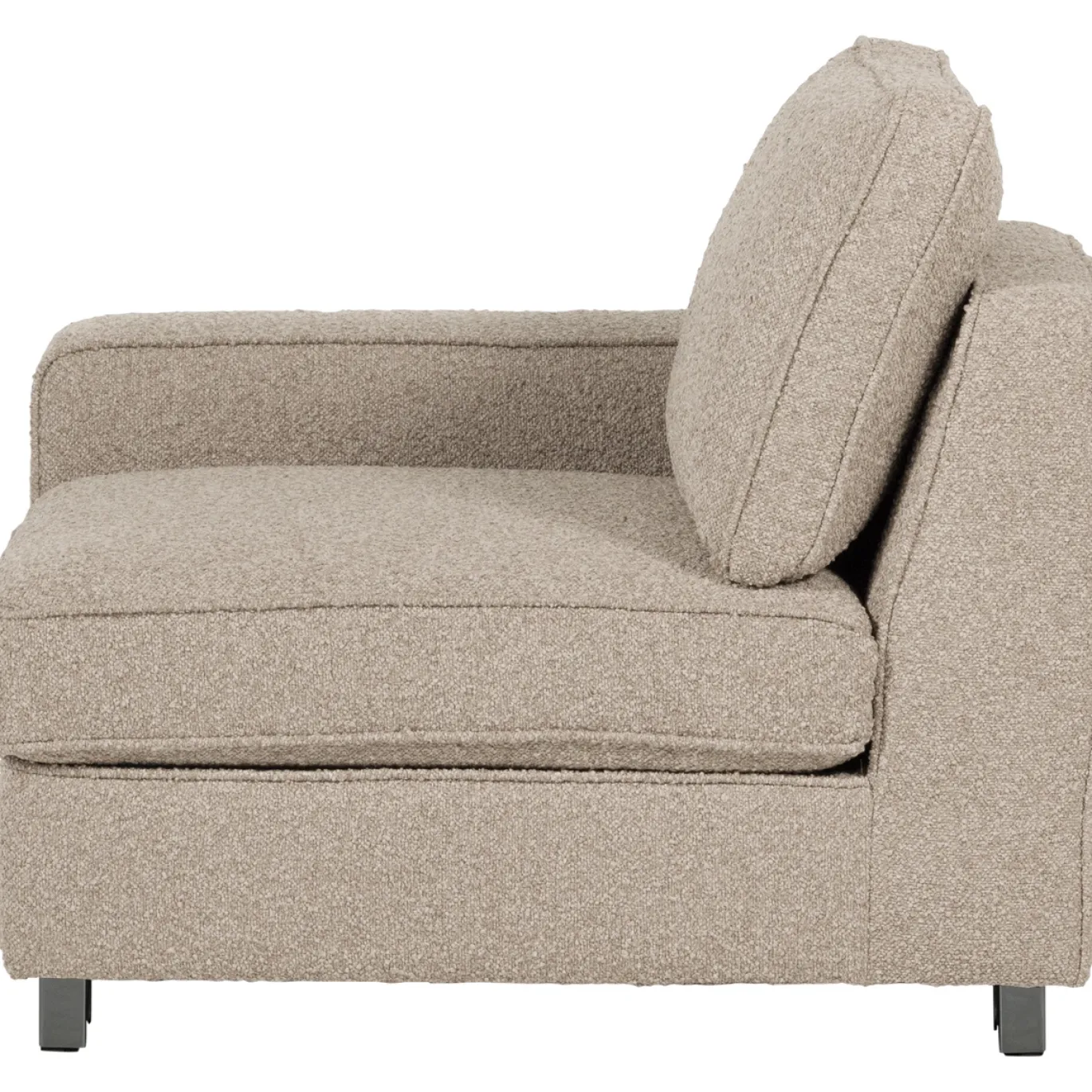 Vtwonen 1-zits Element Lazy Met Arm Links Boucle Naturel