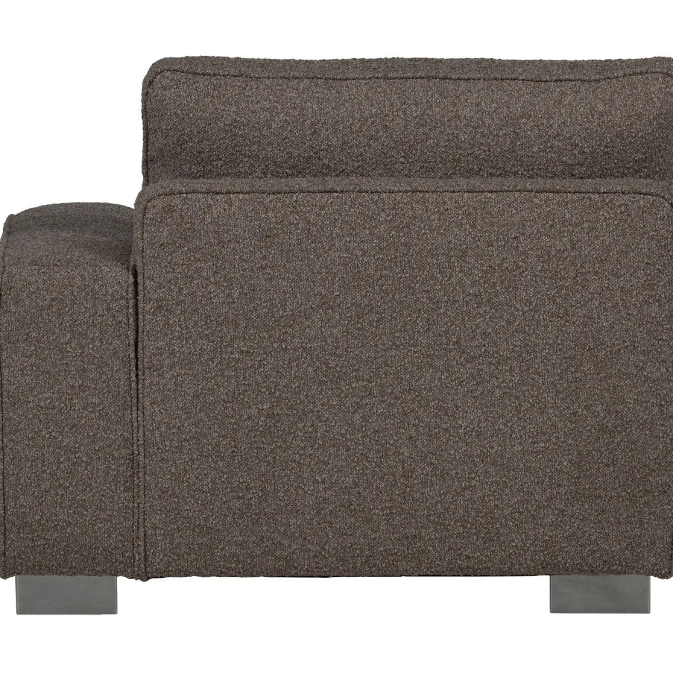 Vtwonen 1-zits Element Lazy Met Arm Rechts Boucle Antraciet