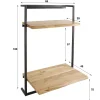 Wandbureau Air Solid Massief Acacia Naturel - Giga Meubel