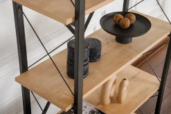 Wandkast Elysian Naturel/Zwart 180cm
