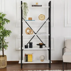 Wandkast Elysian Wit/Zwart 180cm