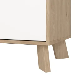 Wandkast Ikast Wit Jackson Hickory - Giga Living