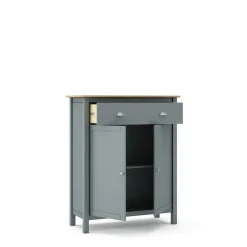 Wandkastje Misti 2d1dr Khaki Groen/oa - Giga Meubel