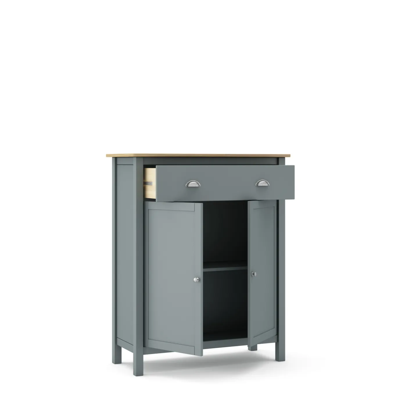 Wandkastje Misti 2d1dr Khaki Groen/oa - Giga Meubel