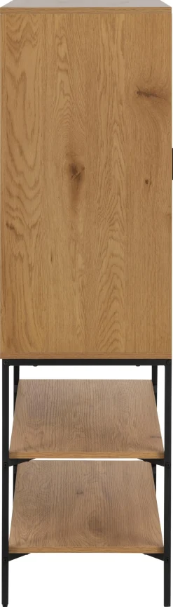 Wandkast Juna Naturel Metaal - Giga Living