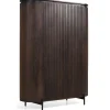 Wandkast Mokka Donkerbruin 115cm - Giga Meubel