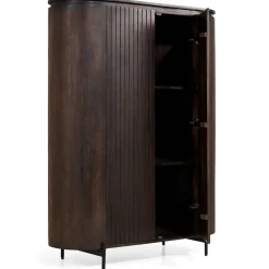 Wandkast Mokka Donkerbruin 115cm - Giga Meubel