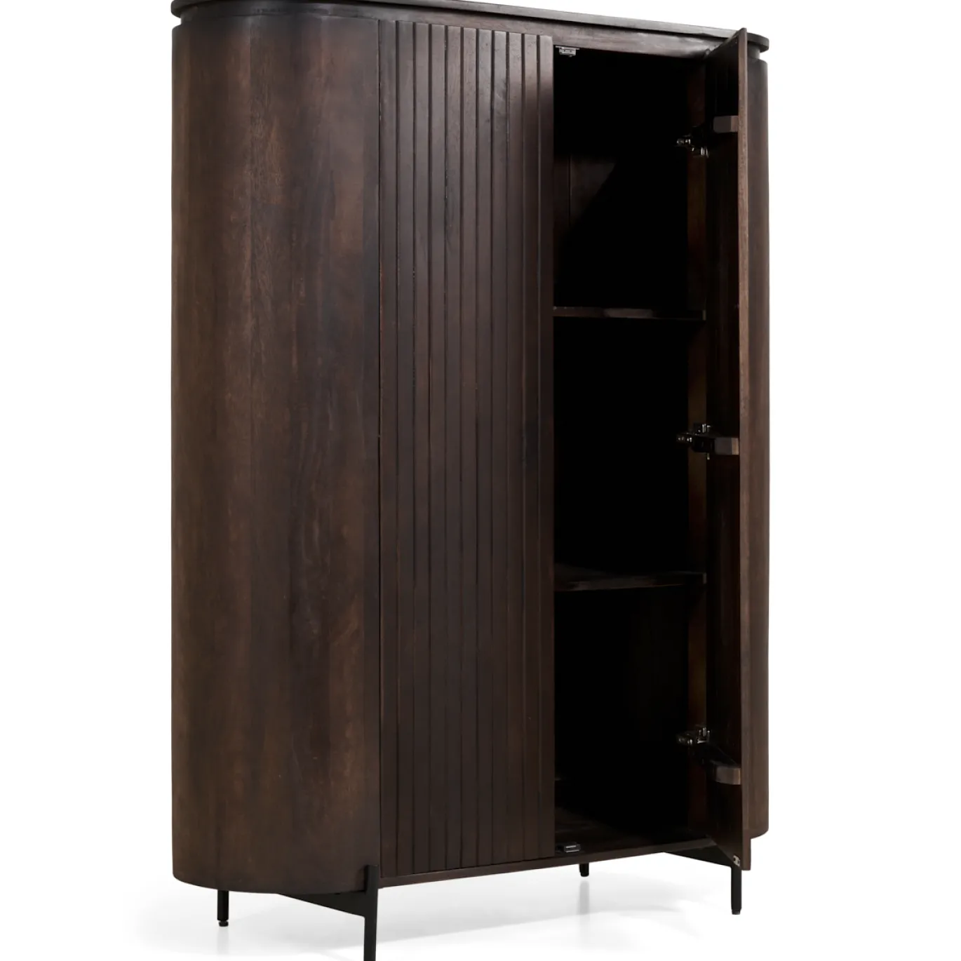 Wandkast Mokka Donkerbruin 115cm - Giga Meubel