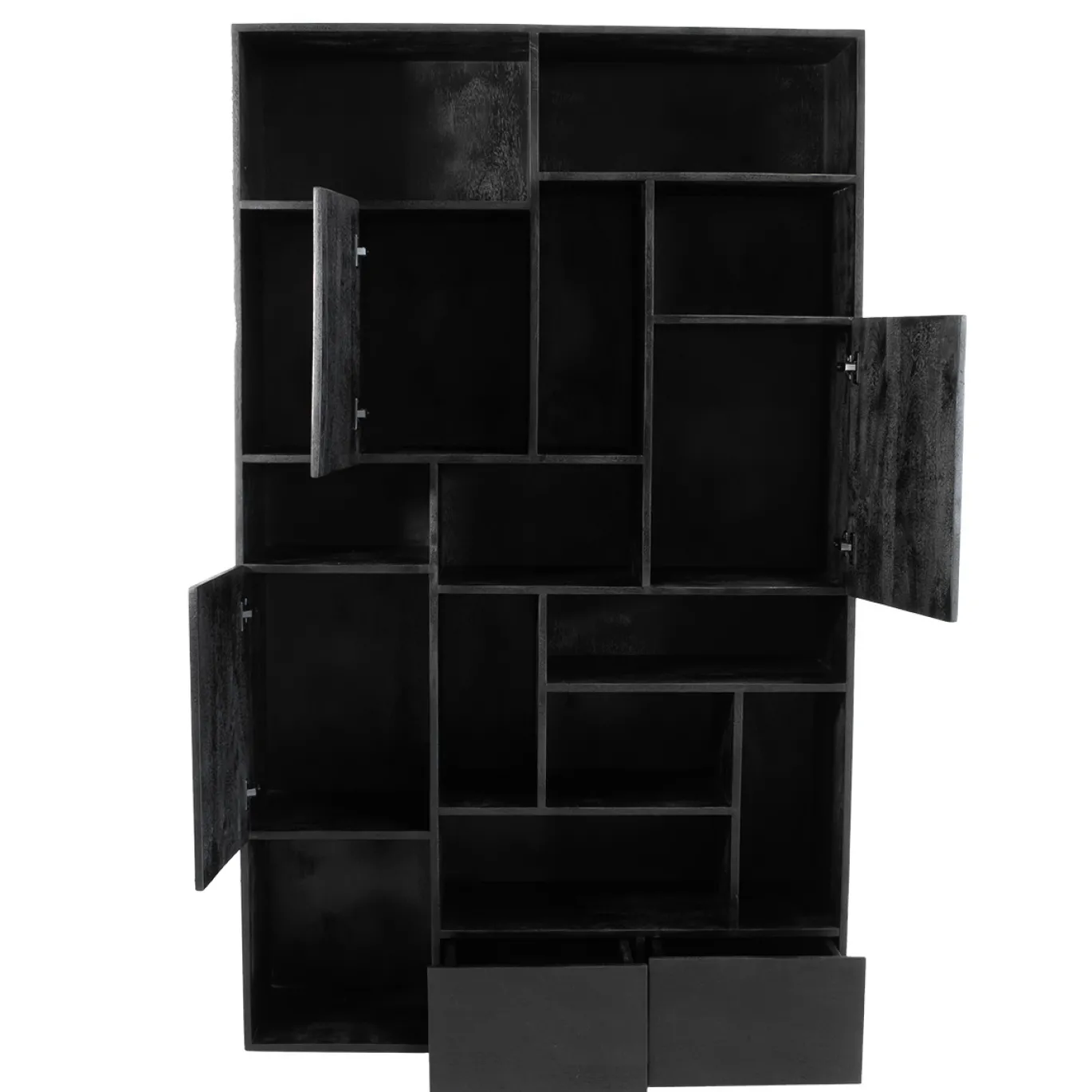 Wandkast Nala Zwart 200cm - Giga Meubel