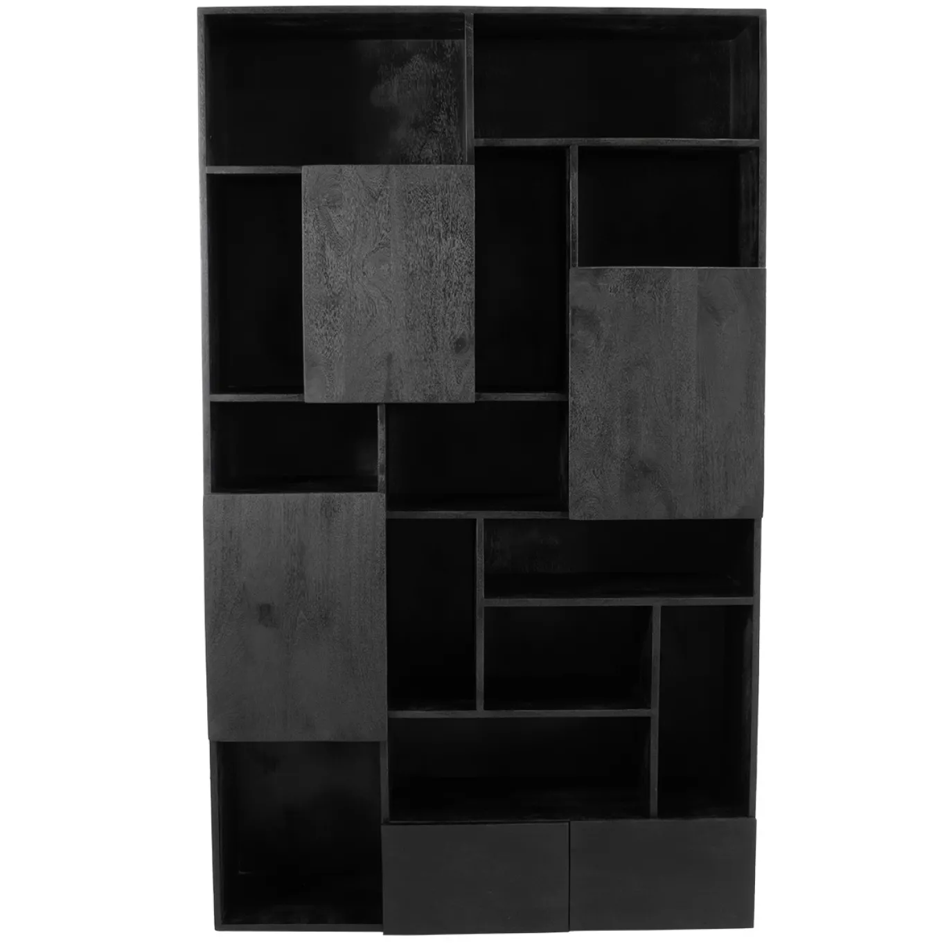 Wandkast Nala Zwart 200cm - Giga Meubel