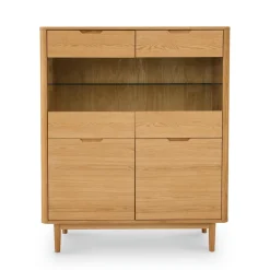 Wandkast Nyborg Naturel Oil - Giga Meubel