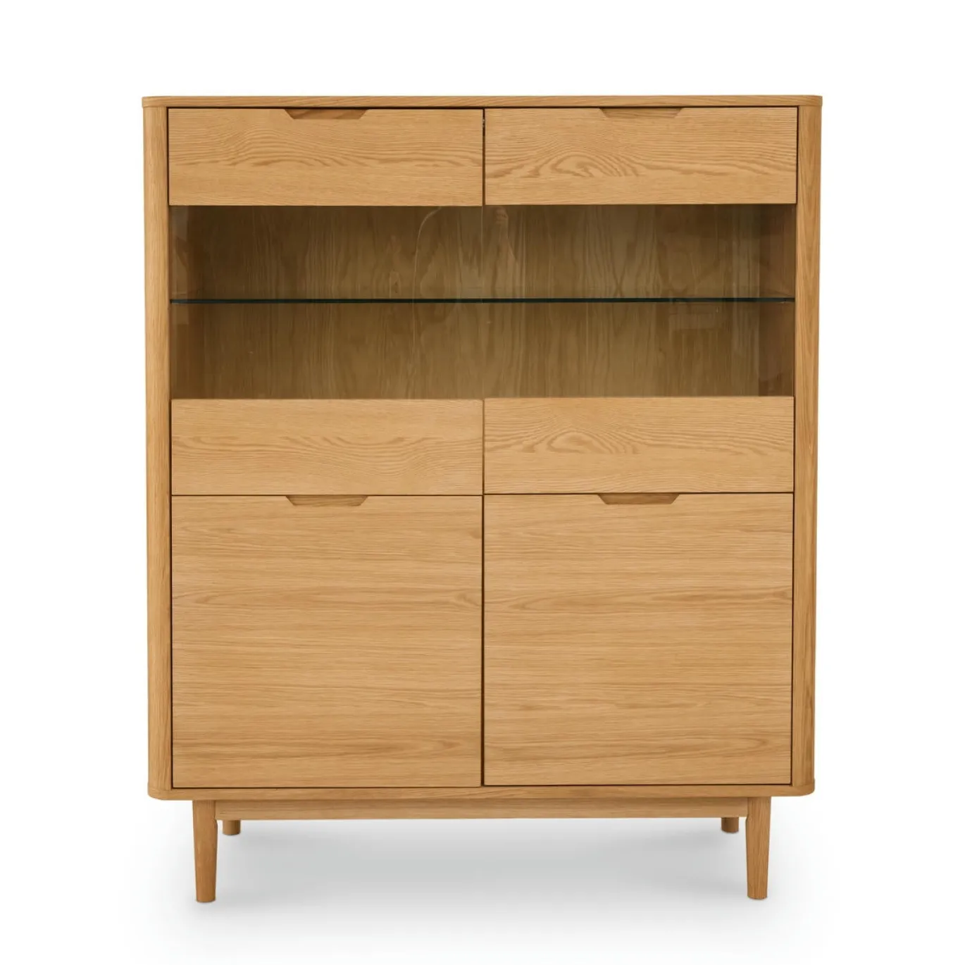 Wandkast Nyborg Naturel Oil - Giga Meubel
