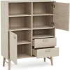 Wandkast Porto Naturel Eiken - Giga Meubel