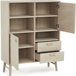 Wandkast Porto Naturel Eiken - Giga Meubel
