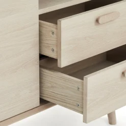 Wandkast Porto Naturel Eiken - Giga Meubel