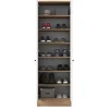 Wandkast Pozanti Wit/Walnoot