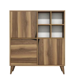 Wandkast Pulse Melamine Walnoot