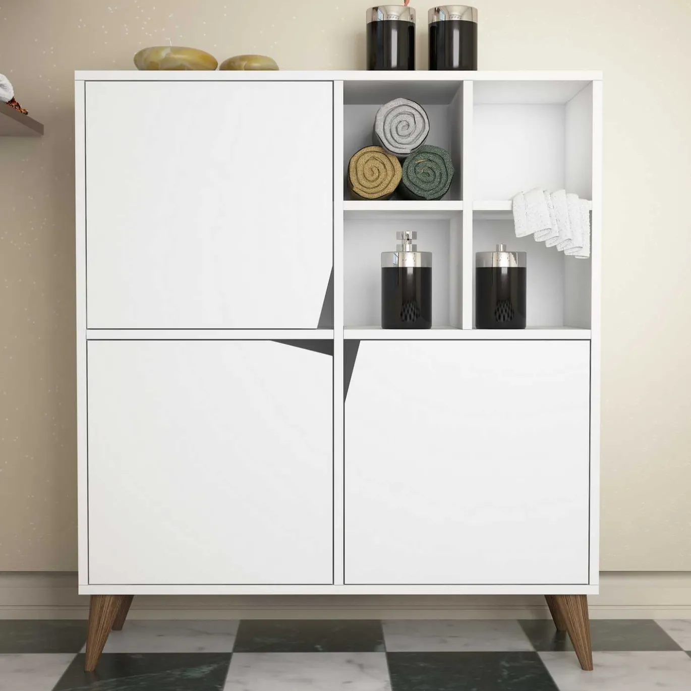 Wandkast Pulse Melamine Wit