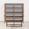 Wandkast Quantum Solo Melamine Atlantic Pine Zwart