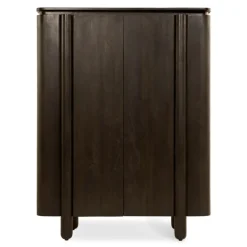 Wandkast Rondo Donkerbruin 150cm - Giga Meubel