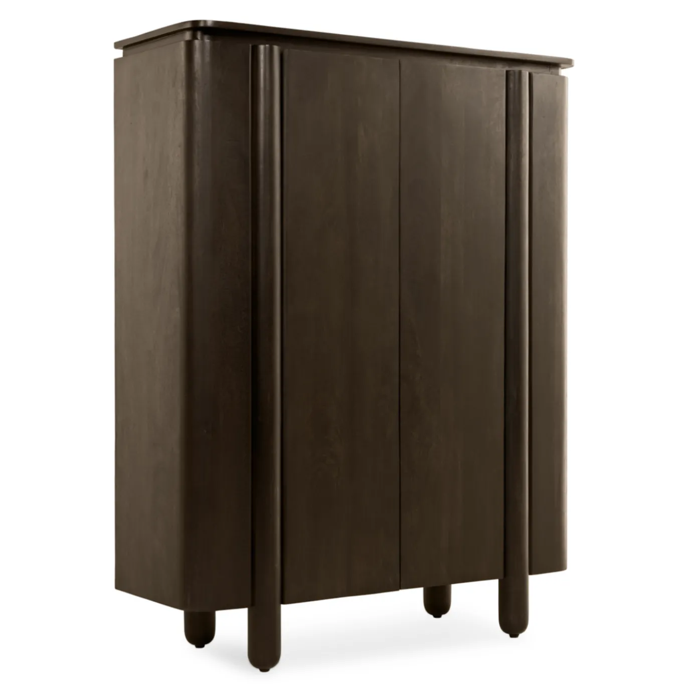 Wandkast Rondo Donkerbruin 150cm - Giga Meubel