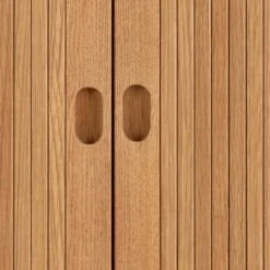Wandkast Rustam MDF Naturel 80x145cm - Giga Living