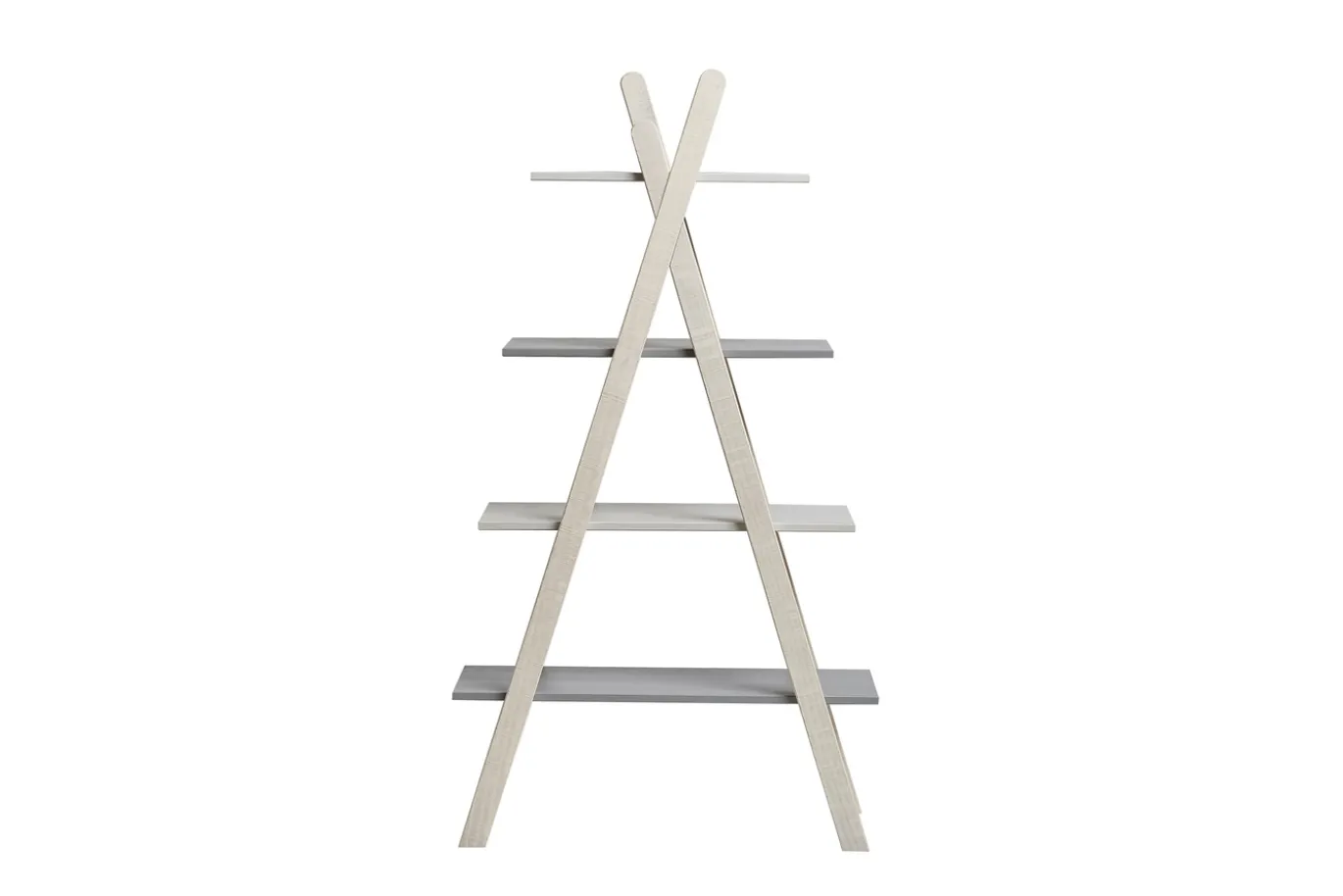 Wandkast Sia 4s Wit/lichtgrijs/Donkergrijs - Giga Meubel