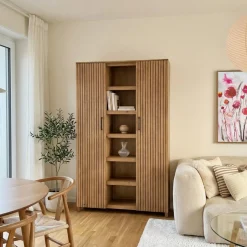 Wandkast Tobi Naturel 140cm - Giga Meubel