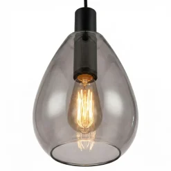 Wandlamp Anita 1-Lichts Smoke Glas - Giga Meubel