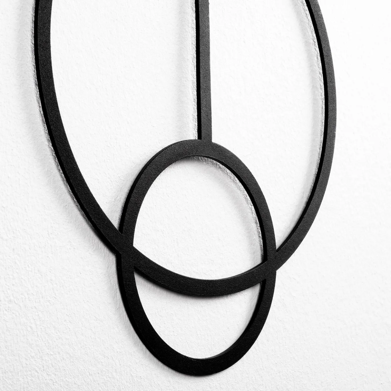 Wandlamp Asaf Circles Wit/Zwart