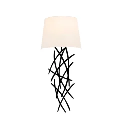 Wandlamp Asaf Sticks Wit/Zwart