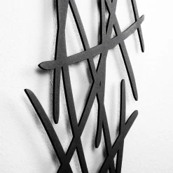 Wandlamp Asaf Sticks Wit/Zwart