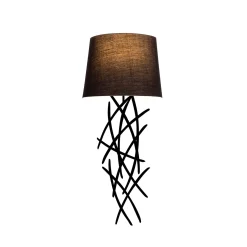 Wandlamp Asaf Sticks Zwart
