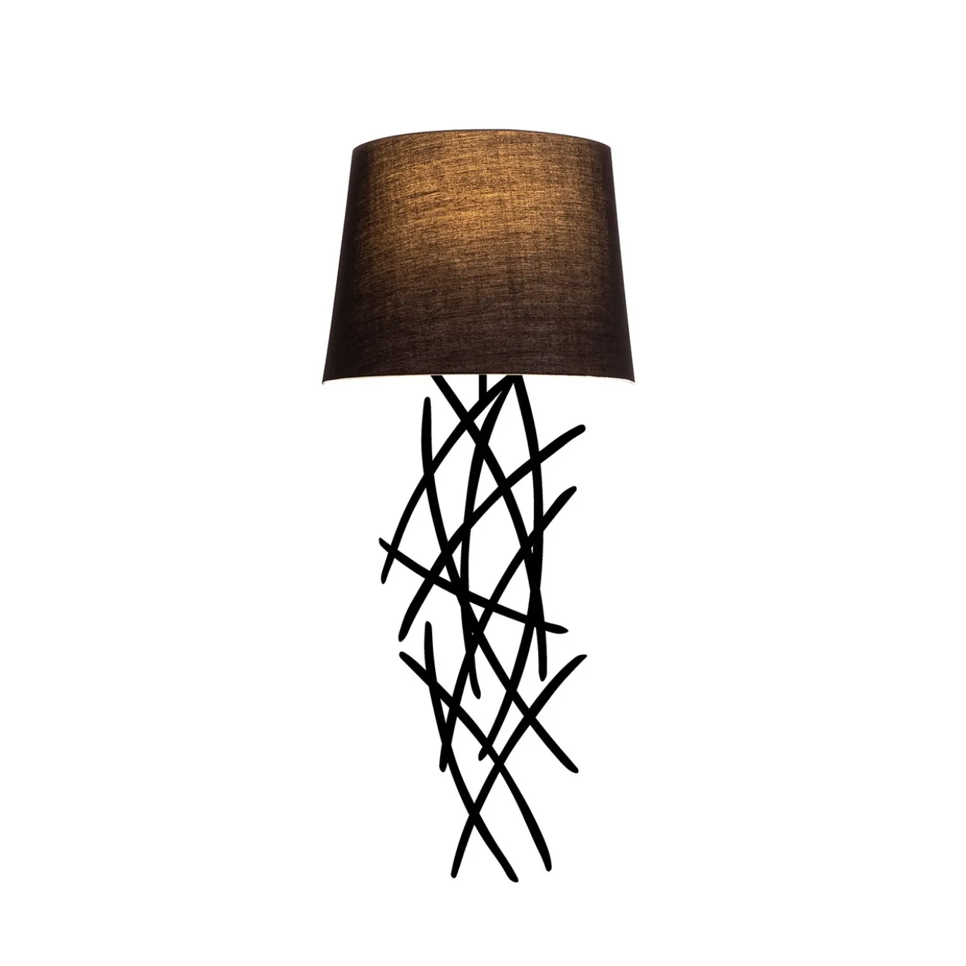 Wandlamp Asaf Sticks Zwart