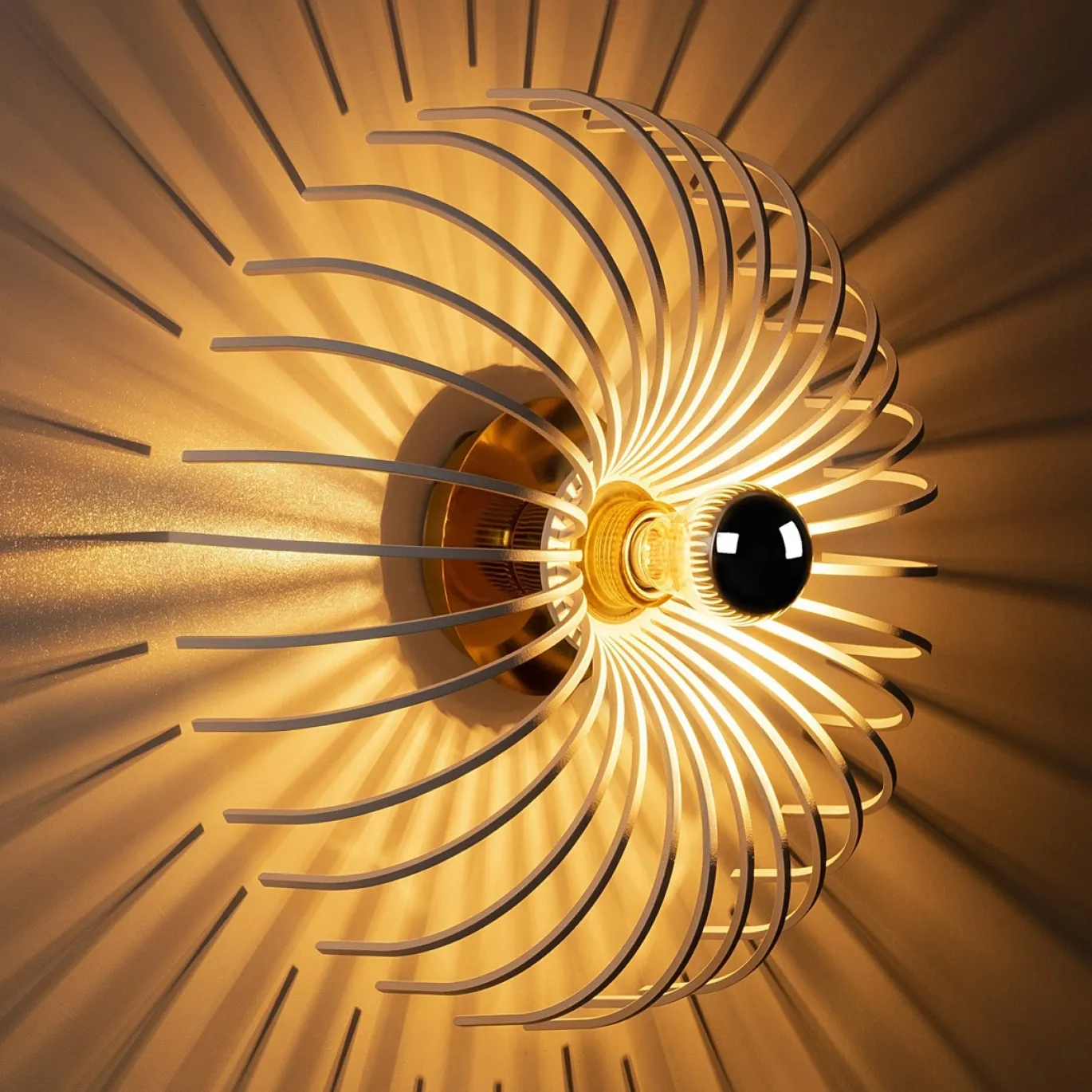 Wandlamp Aspendos Wit