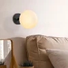 Wandlamp Atmaca Wit/Zwart