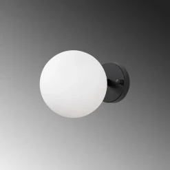 Wandlamp Atmaca Wit/Zwart