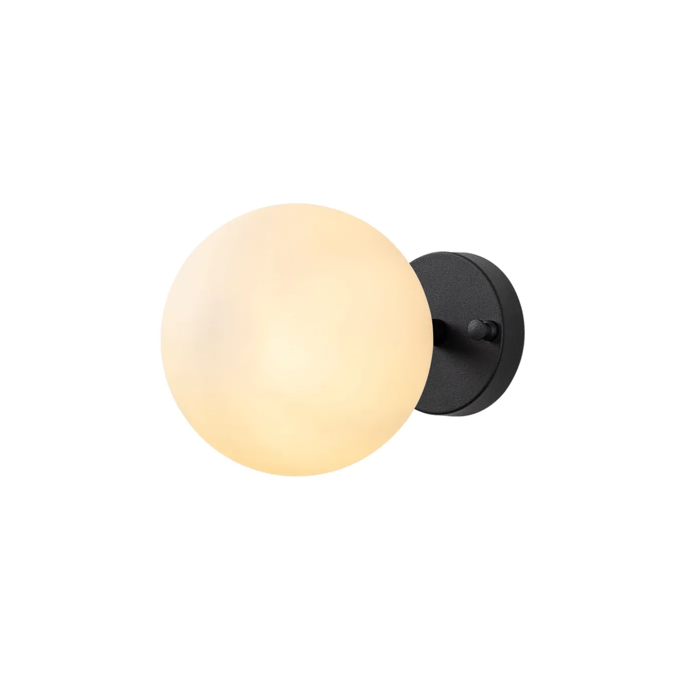 Wandlamp Atmaca Wit/Zwart