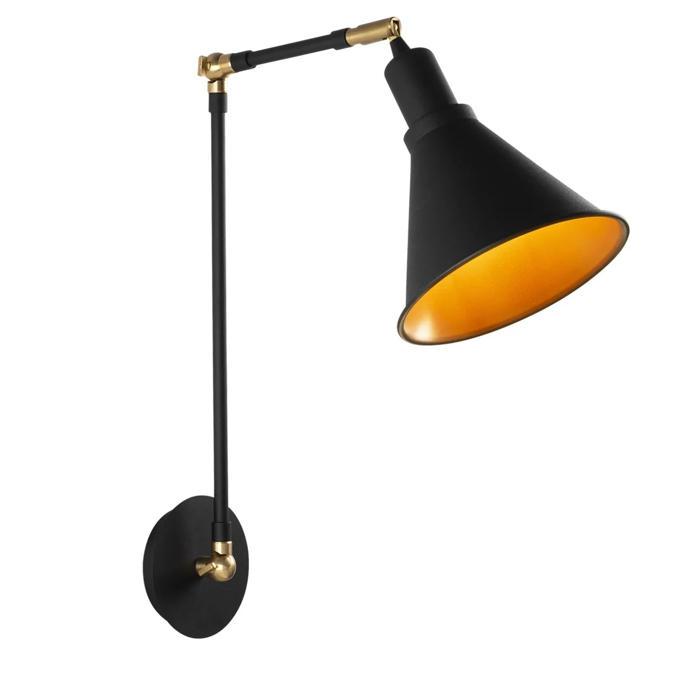 Wandlamp Berceste Zwart