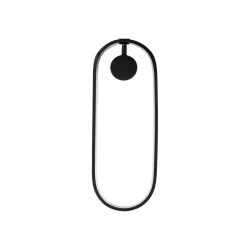 Wandlamp Can Zwart