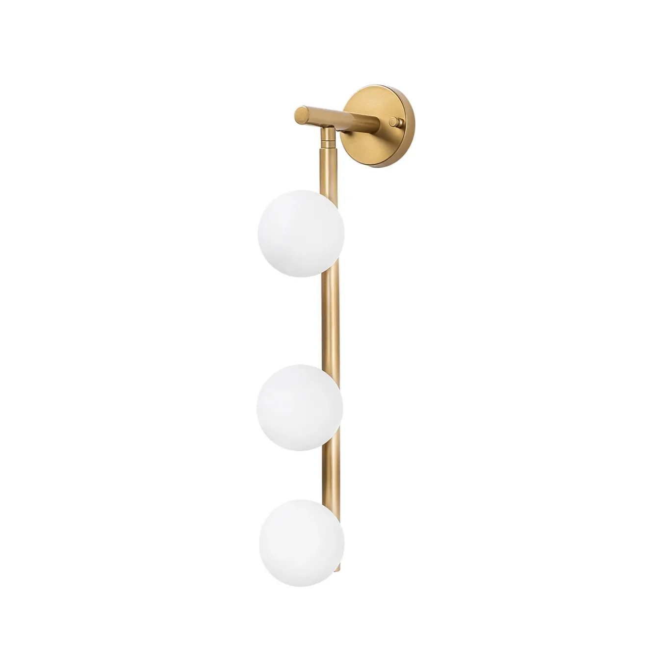 Wandlamp Domino 3-Lichts Shiny Goud