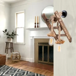 Wandlamp Erebos Hout
