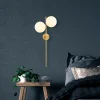 Wandlamp Fazli Goud 2-Lichts