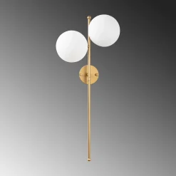 Wandlamp Fazli Goud 2-Lichts