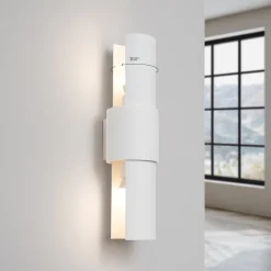 Wandlamp Flash 2-Lichts Wit - Giga Meubel
